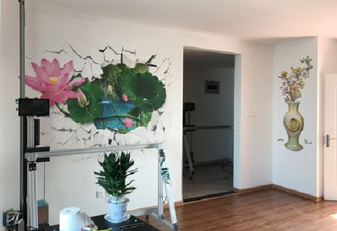 荔波墙体彩绘相比墙纸的优势。