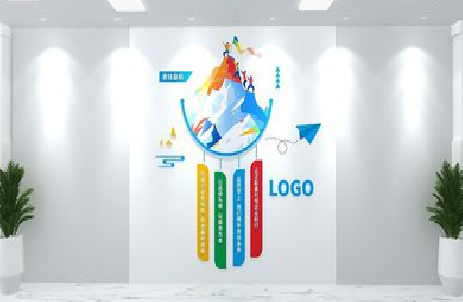 荔波公司企业形象墙的工艺材料有哪些？