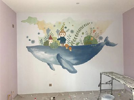 荔波手绘墙的特点及优势。