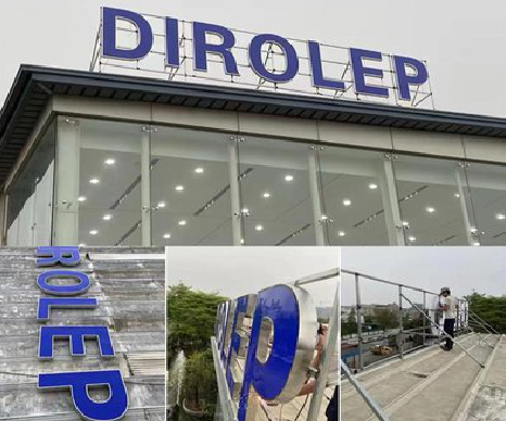 荔波楼顶发光字安装的注意事项。